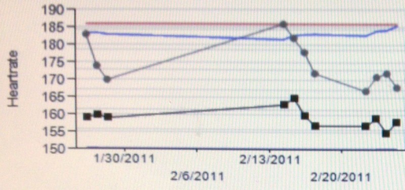 Monthly graph on Feb 25